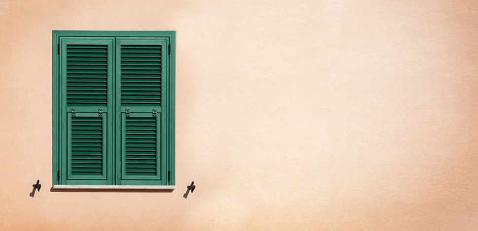 Persiana in tipico stile ligure