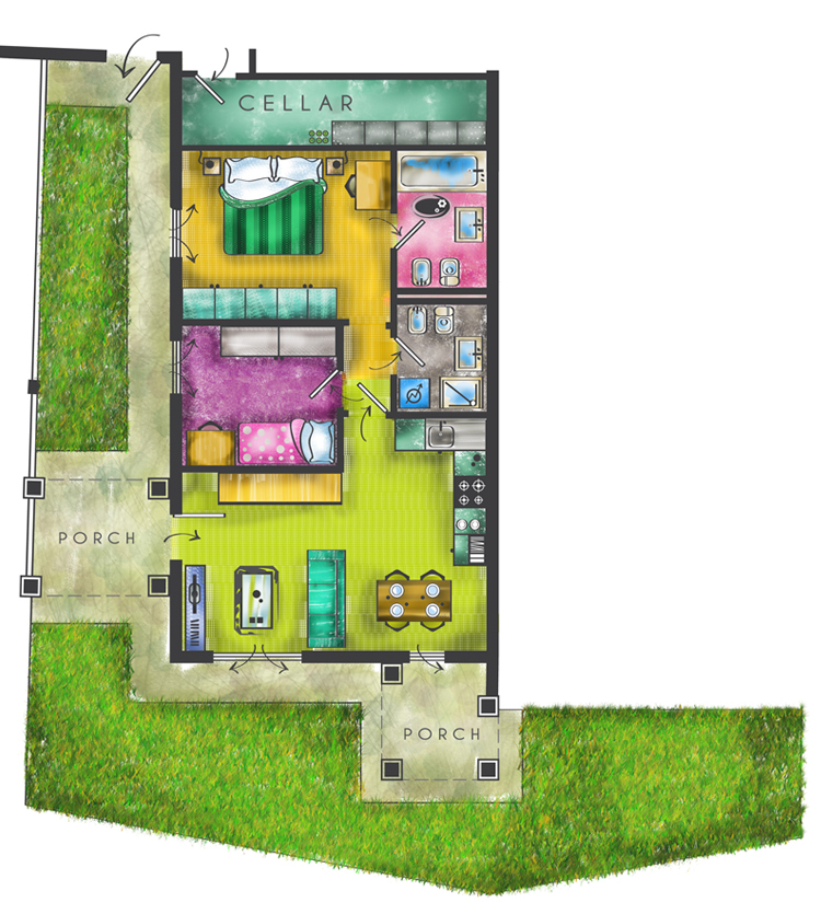 Three-room apartment for sale in Liguria